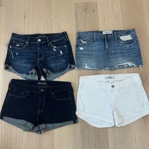 Women's Denim and White Shorts Set bundle